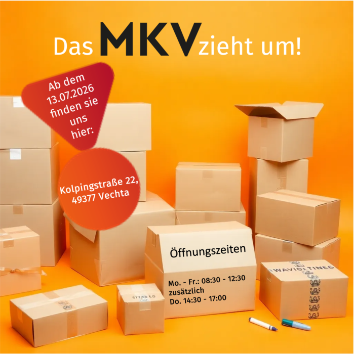 Das Bild zeigt Umzugskartons mit der Überschrift: 