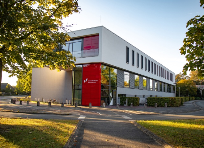 Das Q-Gebäuder der Universität Vechta.
